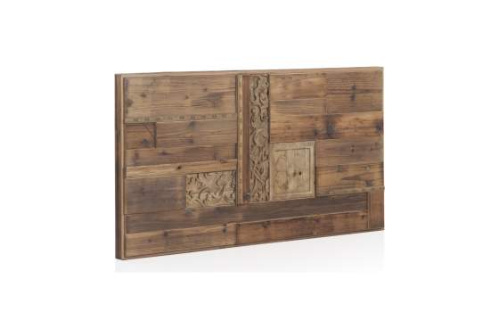 Cabecero Rustico Madera Reciclada 3 Tamaños Serie Albost