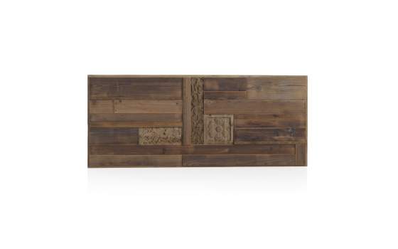 Cabecero Rustico Madera Reciclada 3 Tamaños Serie Albost