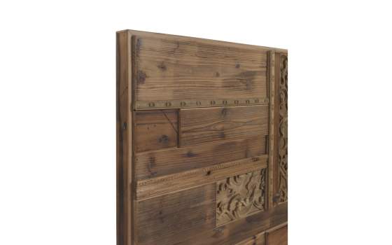 Cabecero Rustico Madera Reciclada 3 Tamaños Serie Albost
