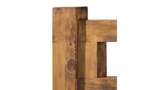 Cabecero Rustico Mejicano Cuadrados de 90 a 180 Madera