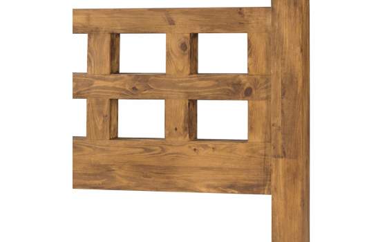 Cabecero Rustico Mejicano Cuadrados de 90 a 180 Madera