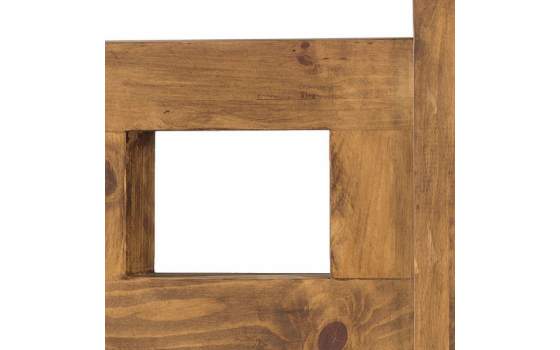 Cabecero Rustico Mejicano Cuadrados de 90 a 180 Madera