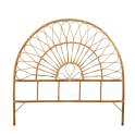 Cabecero Semicircular Rattan natural de 90 Serie Abric