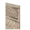 Cabecero Tallado Cama 135 cm Rustico Actual Serie Alamos