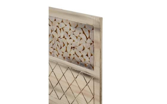 Cabecero Tallado Cama 135 cm Rustico Actual Serie Alamos