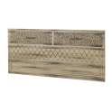 Cabecero Tallado Cama 150 cm Rustico Actual Serie Alamos