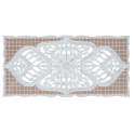 Cabecero Tallado Formato Mandala Blanco Lavado Serie Airats