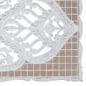 Cabecero Tallado Formato Mandala Blanco Lavado Serie Airats