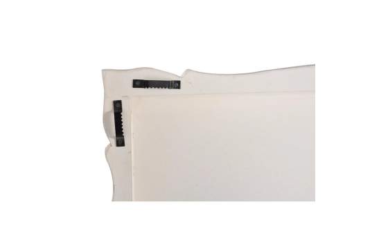 Cabecero Tallado Formato Mandala Blanco Lavado Serie Airats