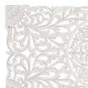 Cabecero Tallado Formato Mandala Blanco - Serie Airats