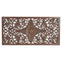 Cabecero Tallado Formato Mandala Marron - Serie Airats