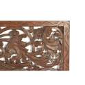 Cabecero Tallado Formato Mandala Marron - Serie Airats