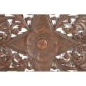 Cabecero Tallado Formato Mandala Marron - Serie Airats
