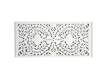 Cabecero Tallado Mandala Oriental de 160 Blanco - Serie Adebas