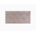 Cabecero Tapizado Capitone Rombos Rosa Cama 150 Serie Almiron