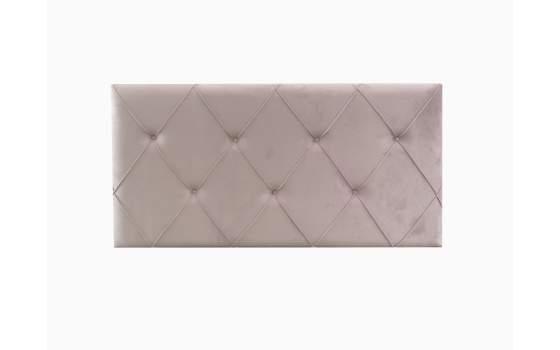 Cabecero Tapizado Capitone Rombos Rosa Cama 150 Serie Almiron
