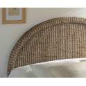 Cabecero Tejido de Anea Natural Color Nogal