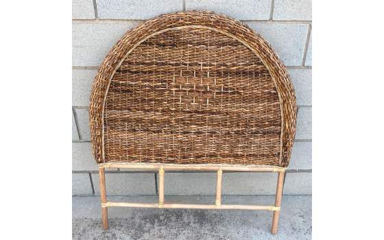 Cabecero Tejido de Banano Natural