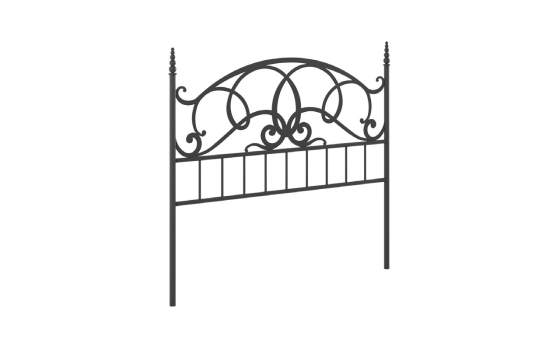 Cabezal de Acero y Forja Actual Colchones de 90 a 200 cm Kirian