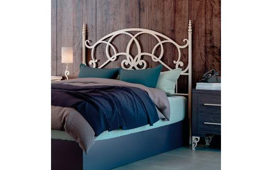 Cabezal de Acero y Forja Actual Colchones de 90 a 200 cm Kirian