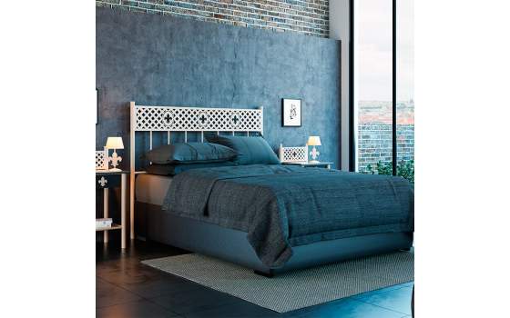 Cabezal de Acero y Forja Actual Colchones de 90 a 200 cm Nathaly