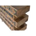 Cajonera Madera de Mango Detalles Artesanales Alpuin