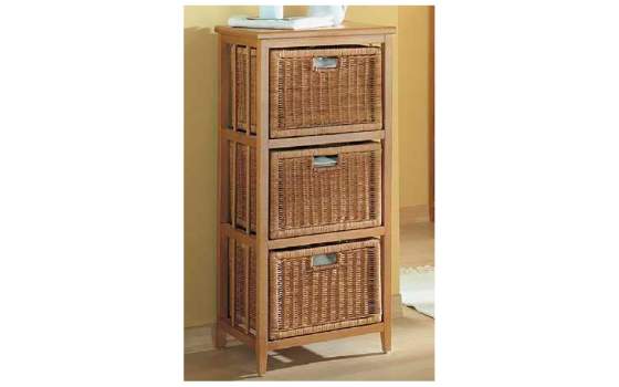 Cajonera Mimbre 3 cajones