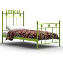 Cama Astrid de Forja Con Piecera y Texto