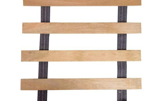 Cama Balinesa Colchon de 180 Madera Mango Natural Serie Felo