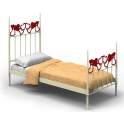 Cama Con Piecero 2 Colores de Forja Cuore