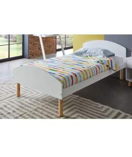 Cama de 90 Acabados Rosa, Blanca y Azul Todou Serie Ariebo