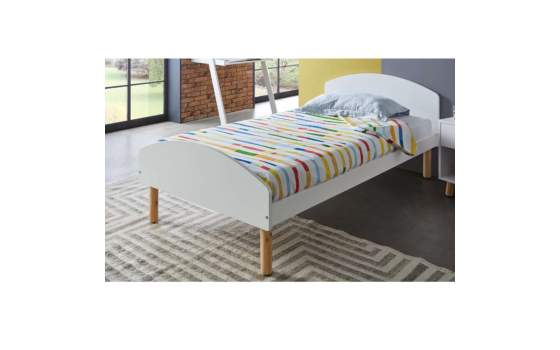 Cama de 90 Acabados Rosa, Blanca y Azul Todou Serie Ariebo