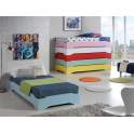 Cama de 90 cm Apilable 6 colores Serie Ariebo