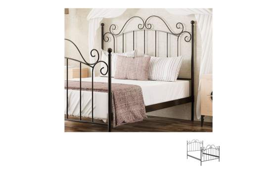 Cama de Forja Clasica con Postes Roma Cama de Forja Clasica con Postes Roma