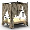 Cama de Forja Con Dosel Eva