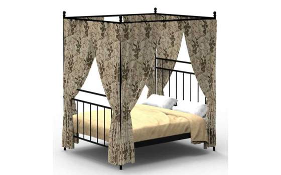 Cama de Forja Con Dosel Eva