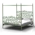 Cama de Forja Con Dosel Isaura