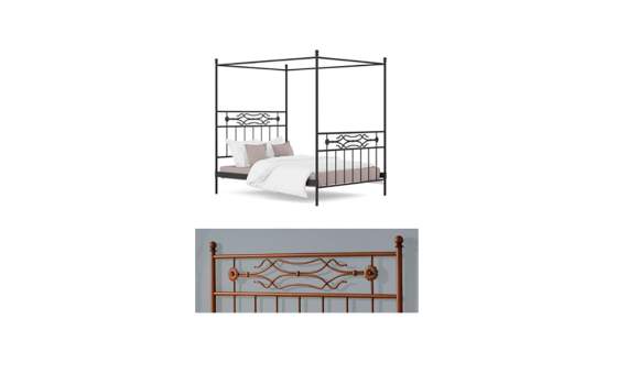 Cama de Forja Con Dosel Julia