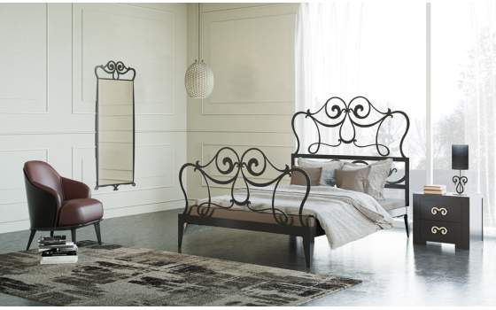 Cama de Forja Con Piecero Agata