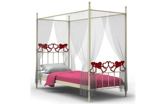 Cama de Forja Dosel Cuore