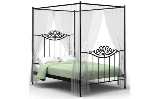 Cama de Forja Dosel Pilar