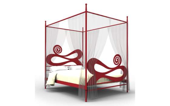 Cama Dosel Forja y Acero Hellen