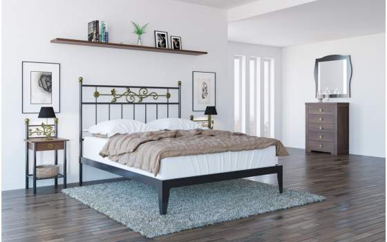 Cama Forja Clasica Colchones desde 90 a 200 Serie Marta