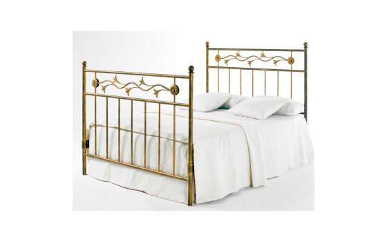Cama Forja Clasica Diseño Vintage Para Dormitorios Serie Angela