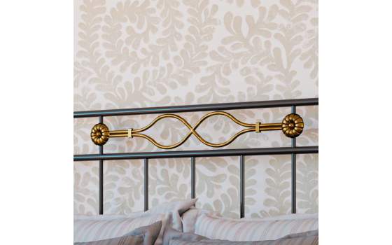 Cama Forja Dormitorio Clasico Diseño Vintage Serie Arak