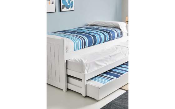 Cama nido 2 Camas y Cajon Pino Macizo Compact Ariebo