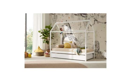 Cama Nido Casita Pino Macizo Serie Ariebo