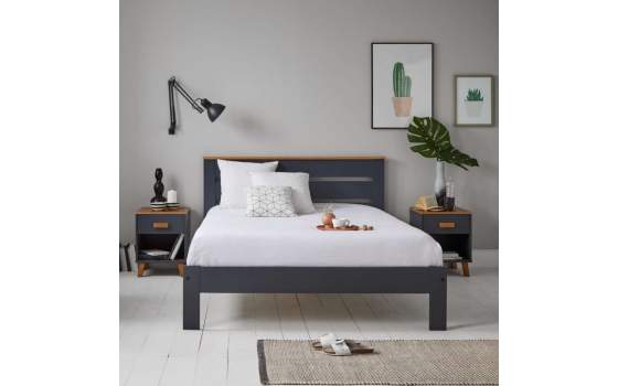 Cama Pino Macizo Juvenil Matrimonio Jade Serie Ariebo