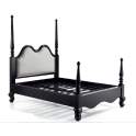 Cama Vintage Negra Sacras Colonial