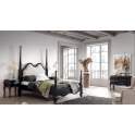 Cama Vintage Negra Sacras Colonial